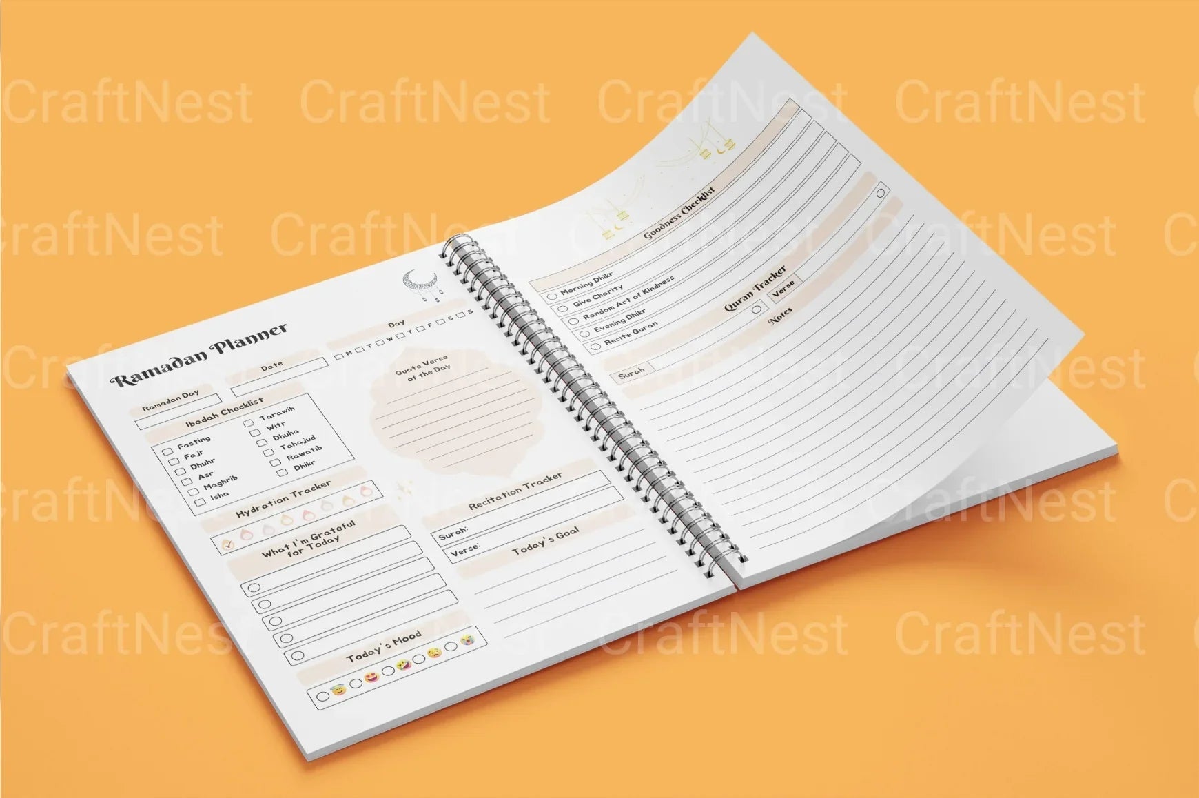 Ramadan Planner: Organize Your Month Effectively - CraftNest - Digital Crafting and Art