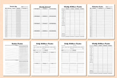 Health Self-Care Planner - CraftNest - Digital Crafting and Art