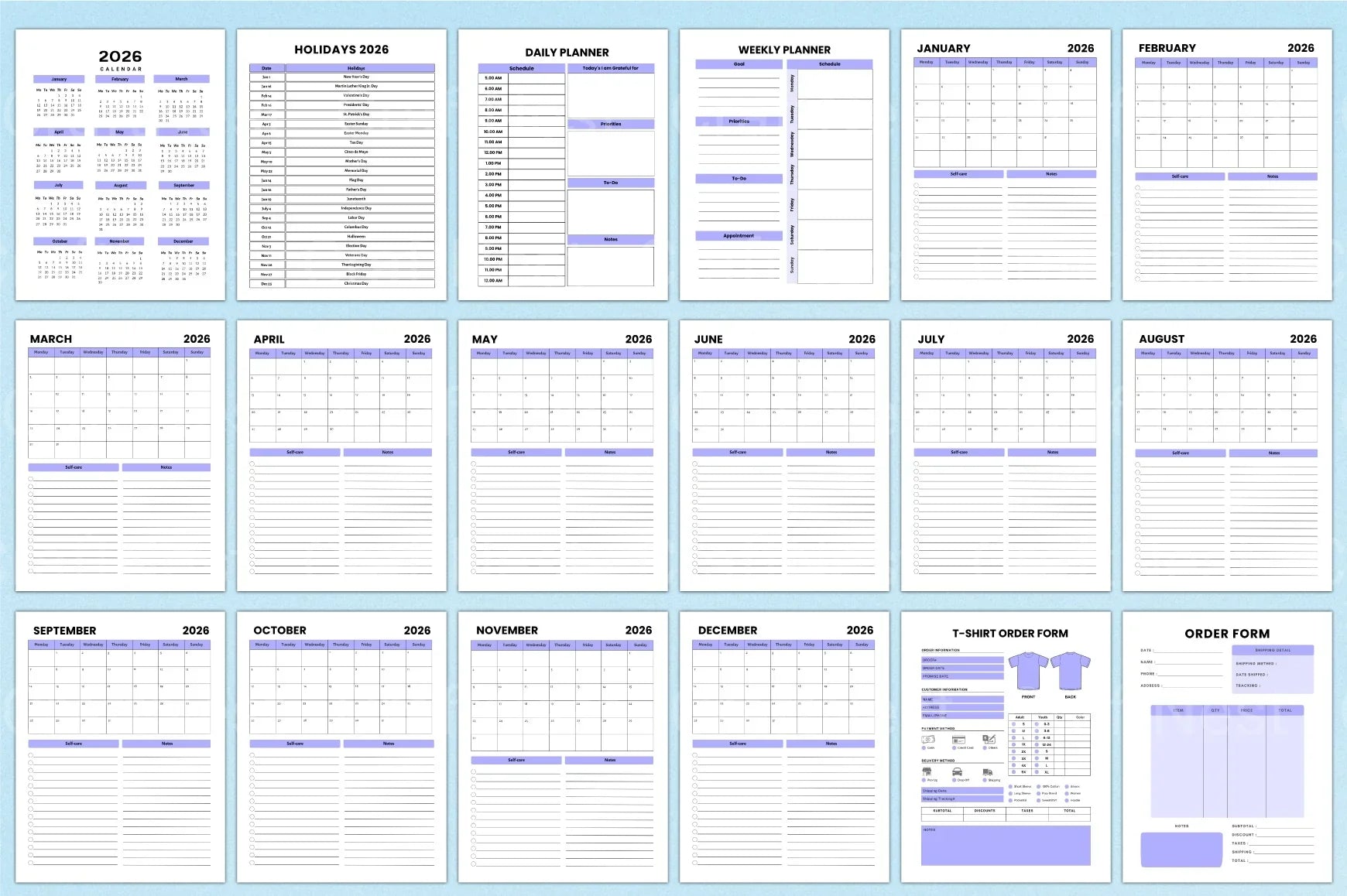 Shirt Business Planner Guide - CraftNest - Digital Crafting and Art