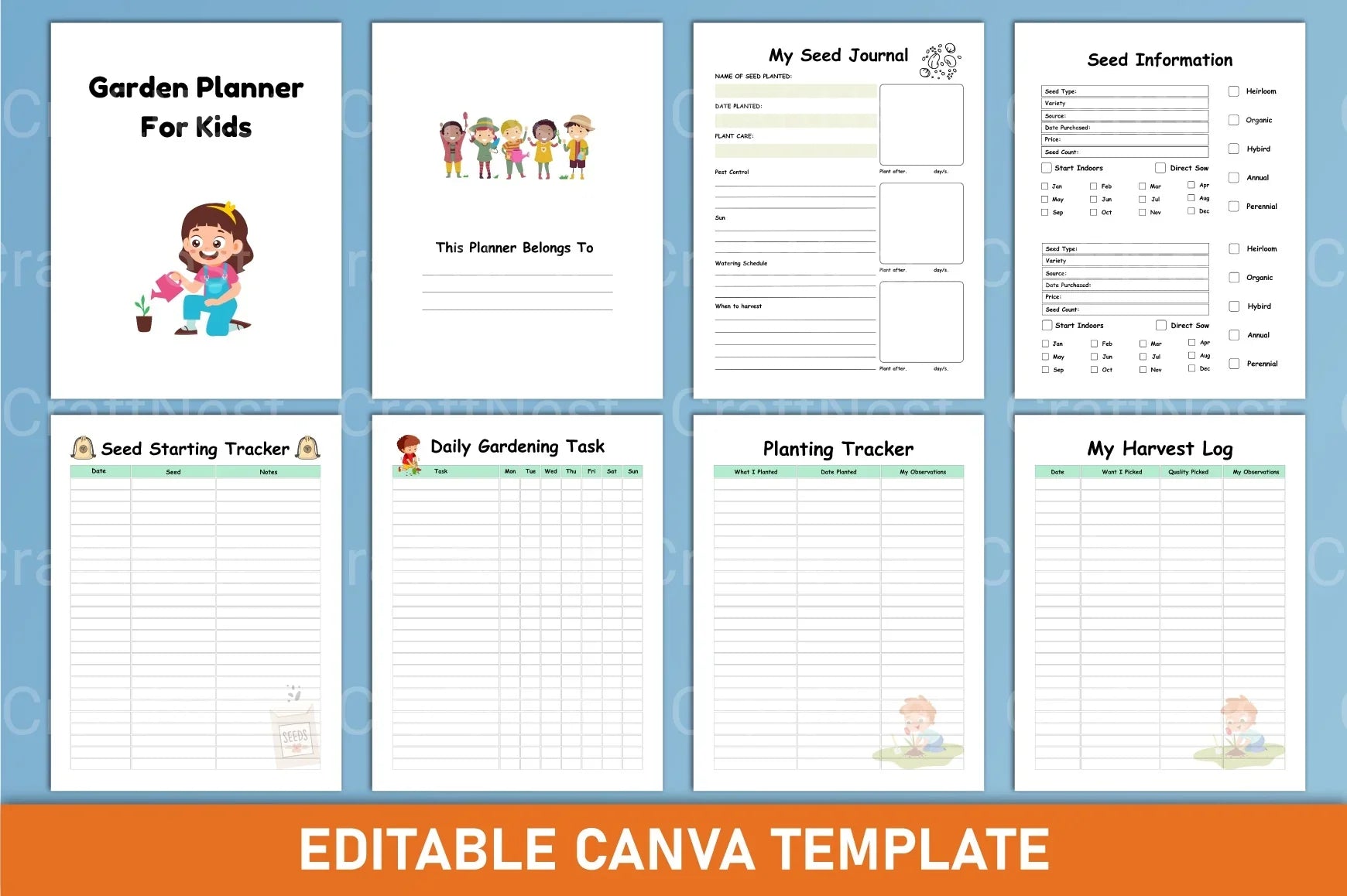 Garden Planner for Kids - CraftNest - Digital Crafting and Art