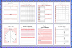 ADHD Mental Health Planner for Improved Focus - CraftNest - Digital Crafting and Art