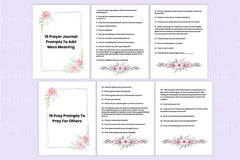Prayer Prompts Guide for Inspiration - CraftNest - Digital Crafting and Art