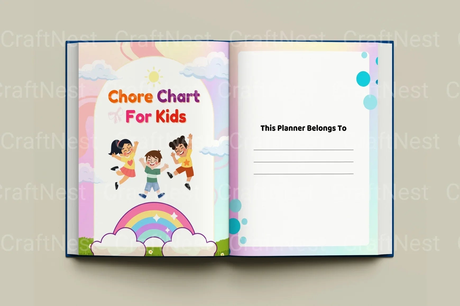 Chore Chart for Kids: Fun and Effective Organization Tool - CraftNest - Digital Crafting and Art