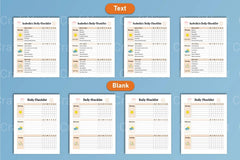 Kids Daily School Checklist Schedule - CraftNest - Digital Crafting and Art