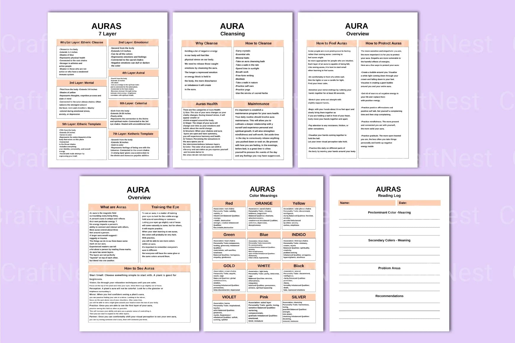 Aura Guide Book: Your Essential Guide to Understanding Auras - CraftNest - Digital Crafting and Art