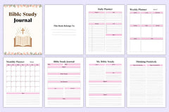 Bible Study Planner Template - CraftNest - Digital Crafting and Art