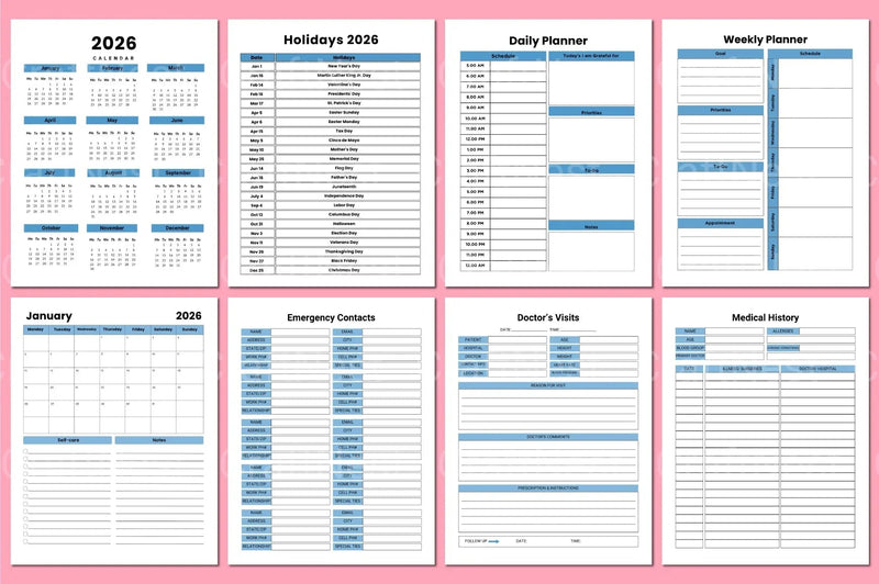 Medical Tracker Tool - CraftNest - Digital Crafting and Art
