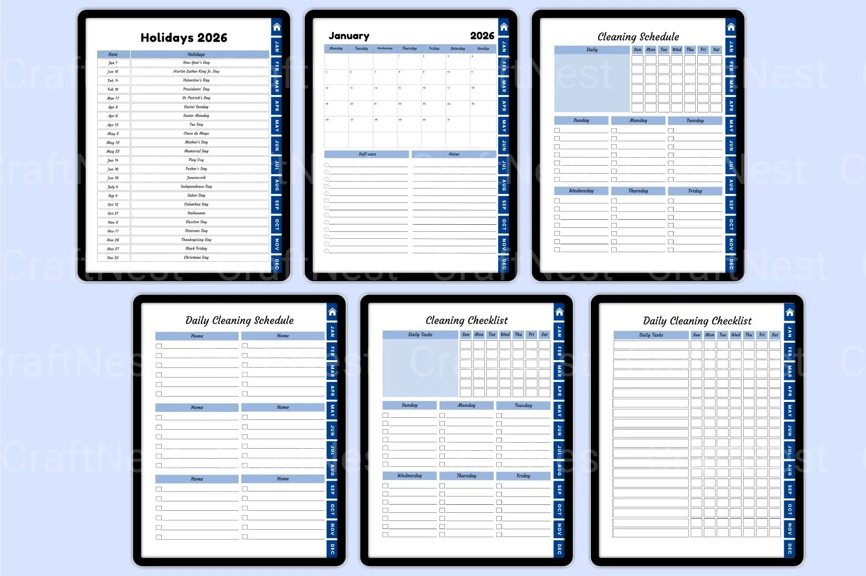Cleaning Workbook Guide - CraftNest - Digital Crafting and Art