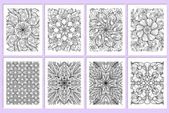 Stress Relief Coloring Page - CraftNest - Digital Crafting and Art