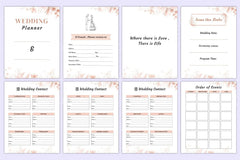 Ultimate Wedding Planner Canva Template - CraftNest - Digital Crafting and Art