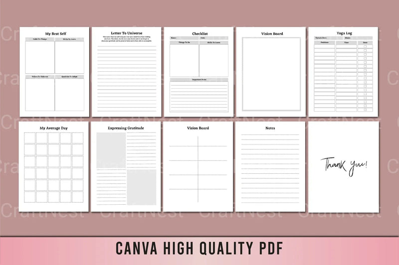 Vision Board Planner - CraftNest - Digital Crafting and Art