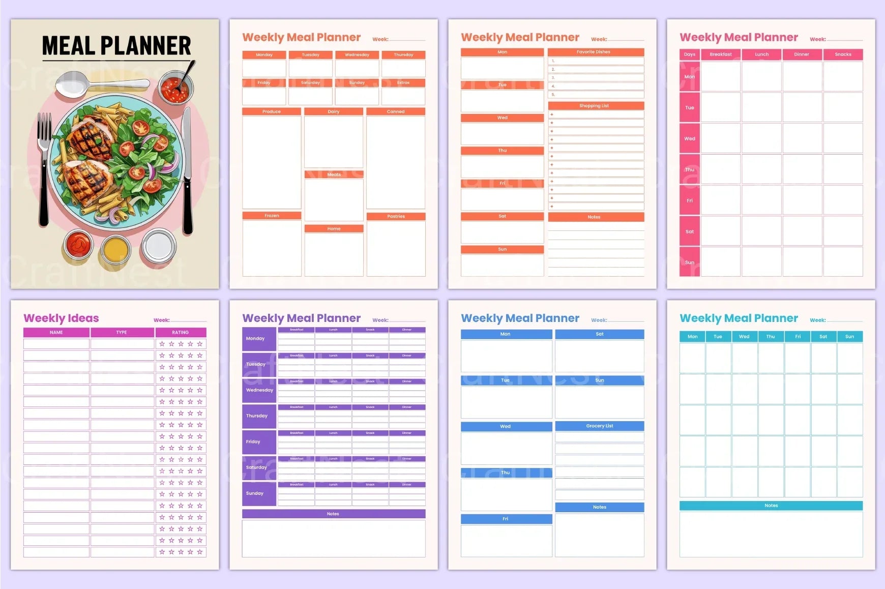Ultimate Meal Planner Guide - CraftNest - Digital Crafting and Art