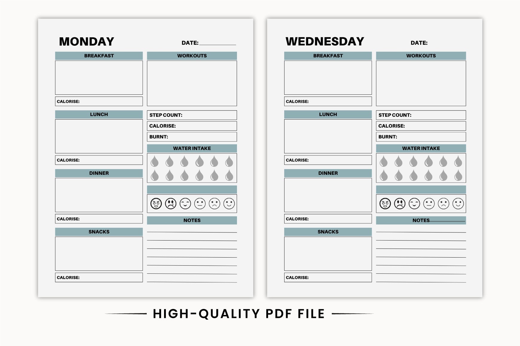 Day Food Meal Planner
