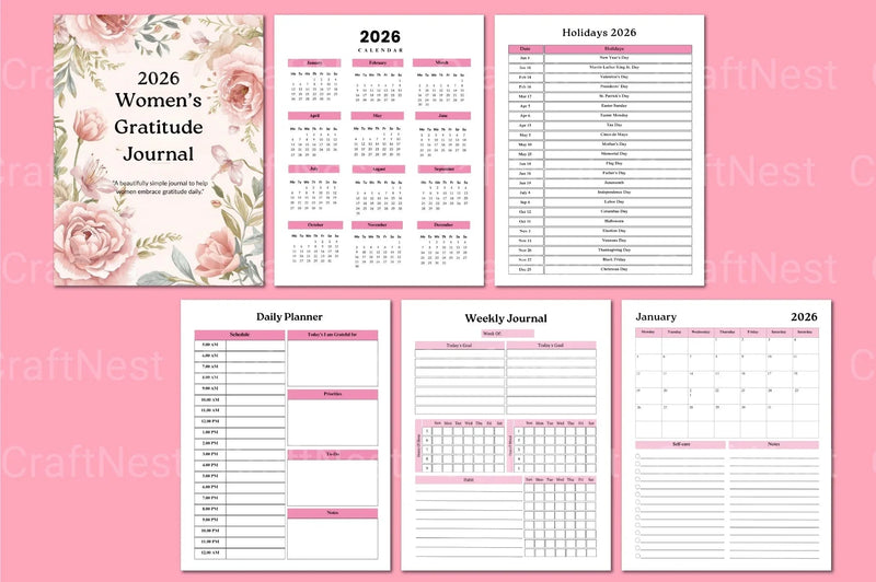 Women Gratitude Art Design - CraftNest - Digital Crafting and Art