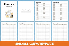 Finance Tracker Tool - CraftNest - Digital Crafting and Art