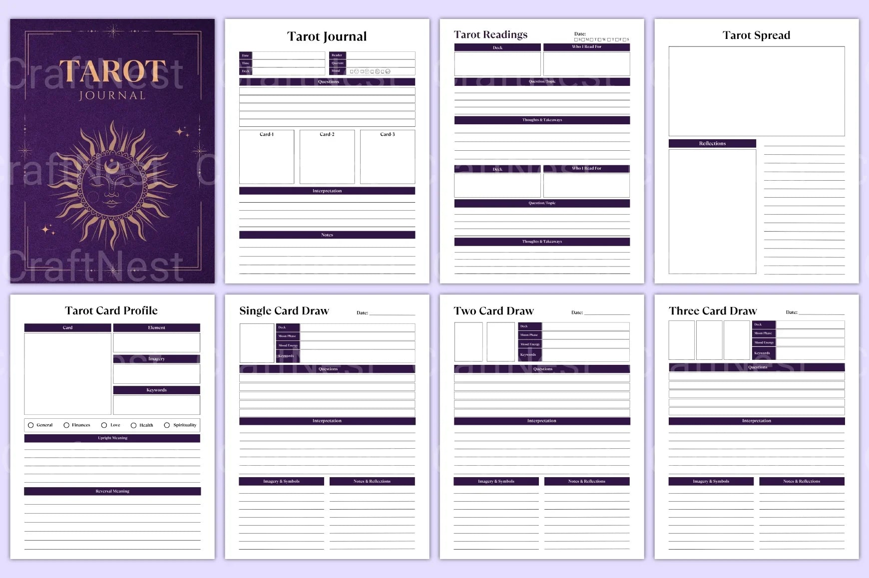 Tarot Card Reading Guide - CraftNest - Digital Crafting and Art