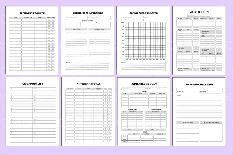 Money Mindset Planner for Financial Success - CraftNest - Digital Crafting and Art