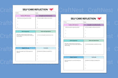Self Care Reflection Guide - CraftNest - Digital Crafting and Art