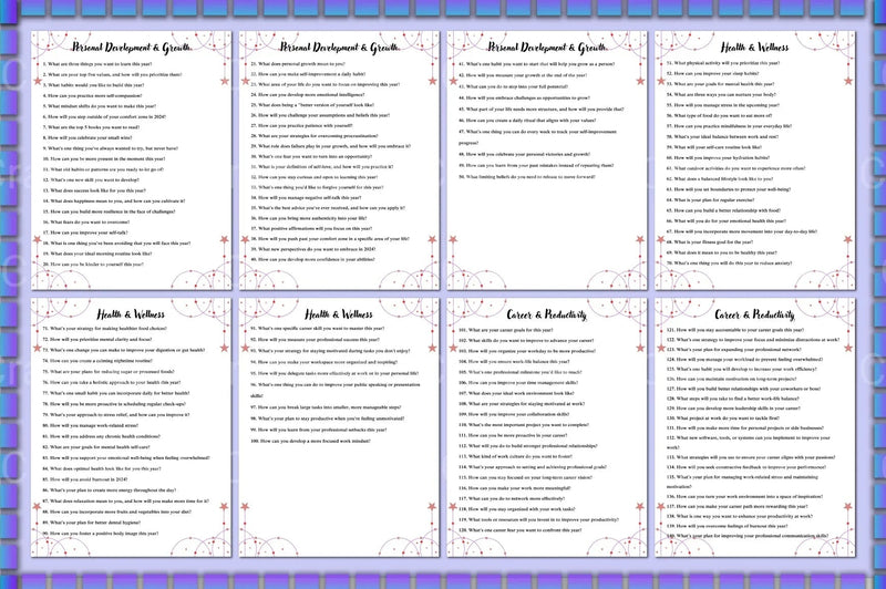 New Year Planner Prompts for Goal Setting - CraftNest - Digital Crafting and Art