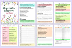 Depression Recovery Workbook: A Guide to Healing - CraftNest - Digital Crafting and Art