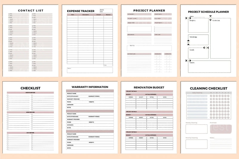 Home Maintenance Planner Guide - CraftNest - Digital Crafting and Art