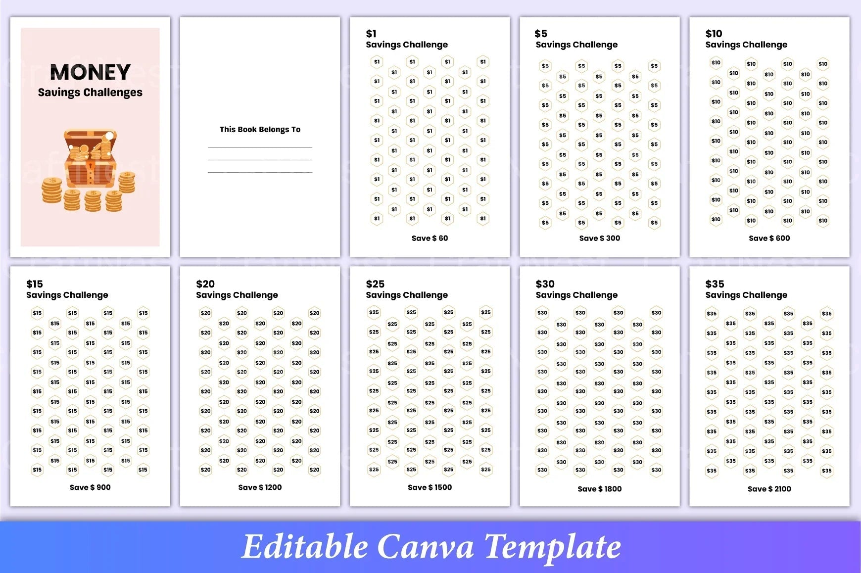 Money Savings Challenges Ideas - CraftNest - Digital Crafting and Art