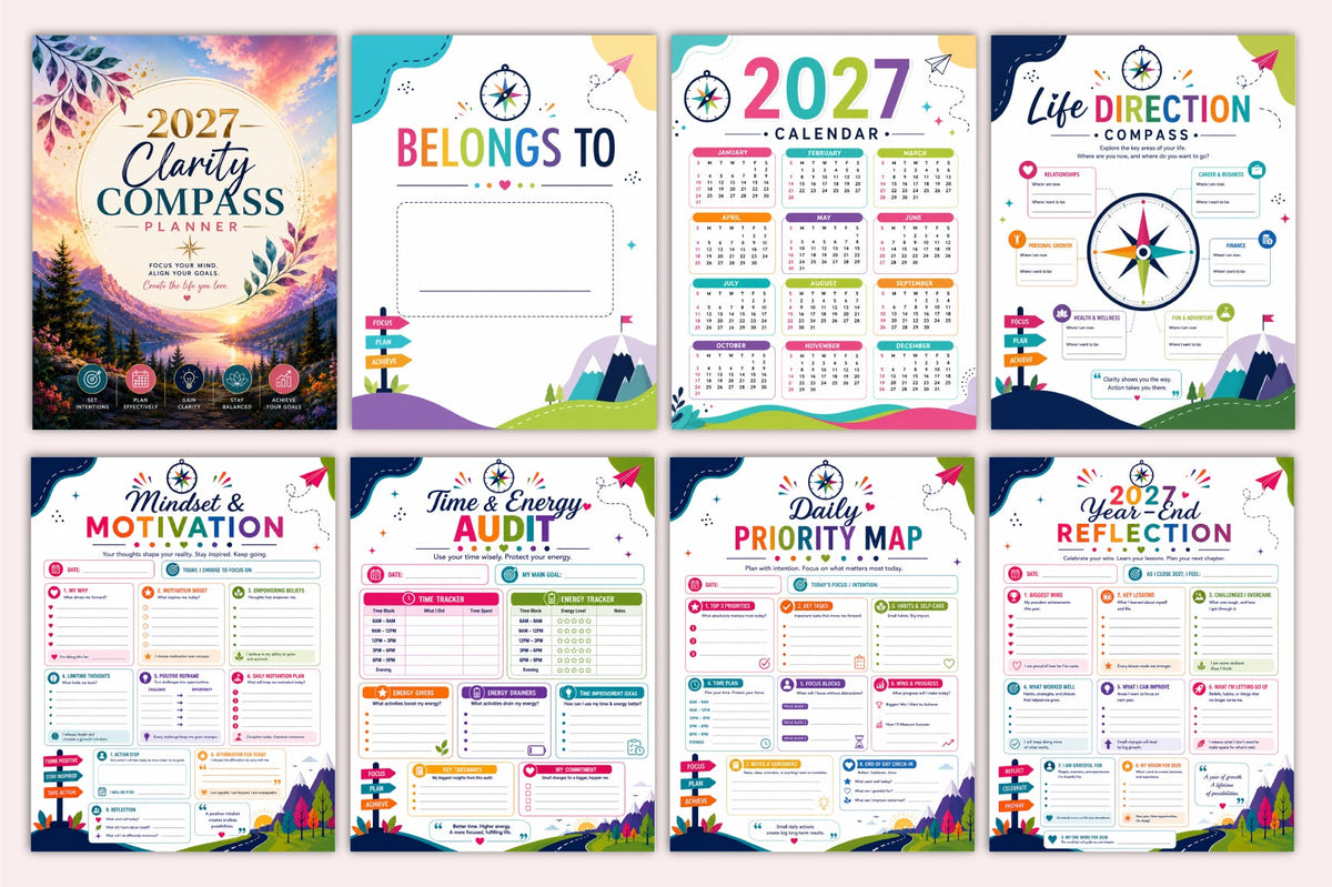 Clarity Compass Planner 2027