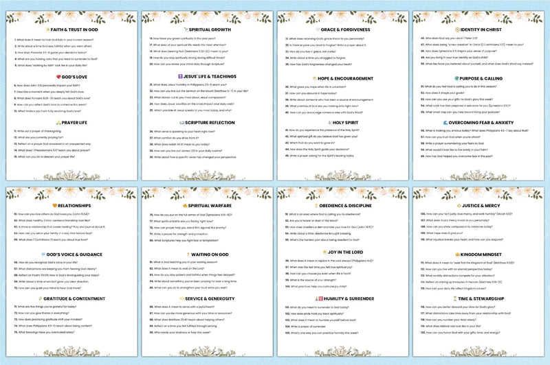 500 Bible Prompts for Inspiration - CraftNest - Digital Crafting and Art