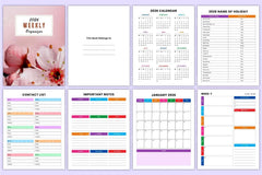 Weekly Planner Organizer - CraftNest - Digital Crafting and Art