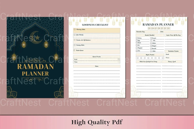 Ramadan Planner: Organize Your Month Effectively - CraftNest - Digital Crafting and Art