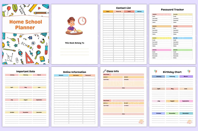 Ultimate Home School Planner - CraftNest - Digital Crafting and Art