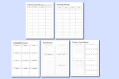 Social Media Post Planner  Bundle - CraftNest - Digital Crafting and Art