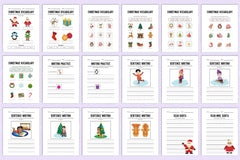 Kindergarten Christmas Workbook - CraftNest - Digital Crafting and Art