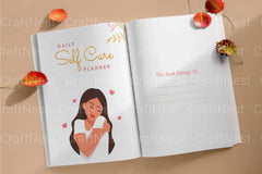 Day Self Care Planner Canva Interior - CraftNest - Digital Crafting and Art
