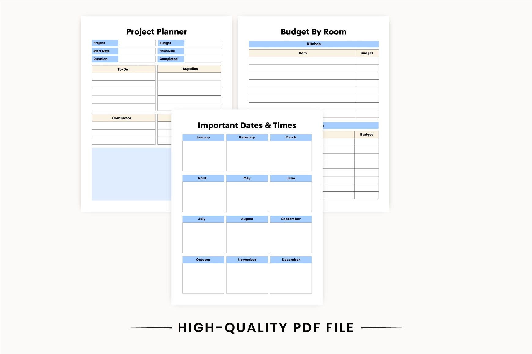 Home Improvement Planner Guide