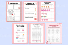 Valentine's Day Activity Book for Kids - CraftNest - Digital Crafting and Art