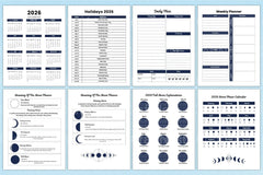 Moon Astrology Planner Canva Template - CraftNest - Digital Crafting and Art
