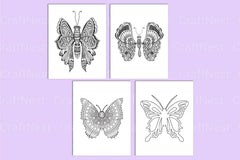Butterfly Coloring Page - CraftNest - Digital Crafting and Art