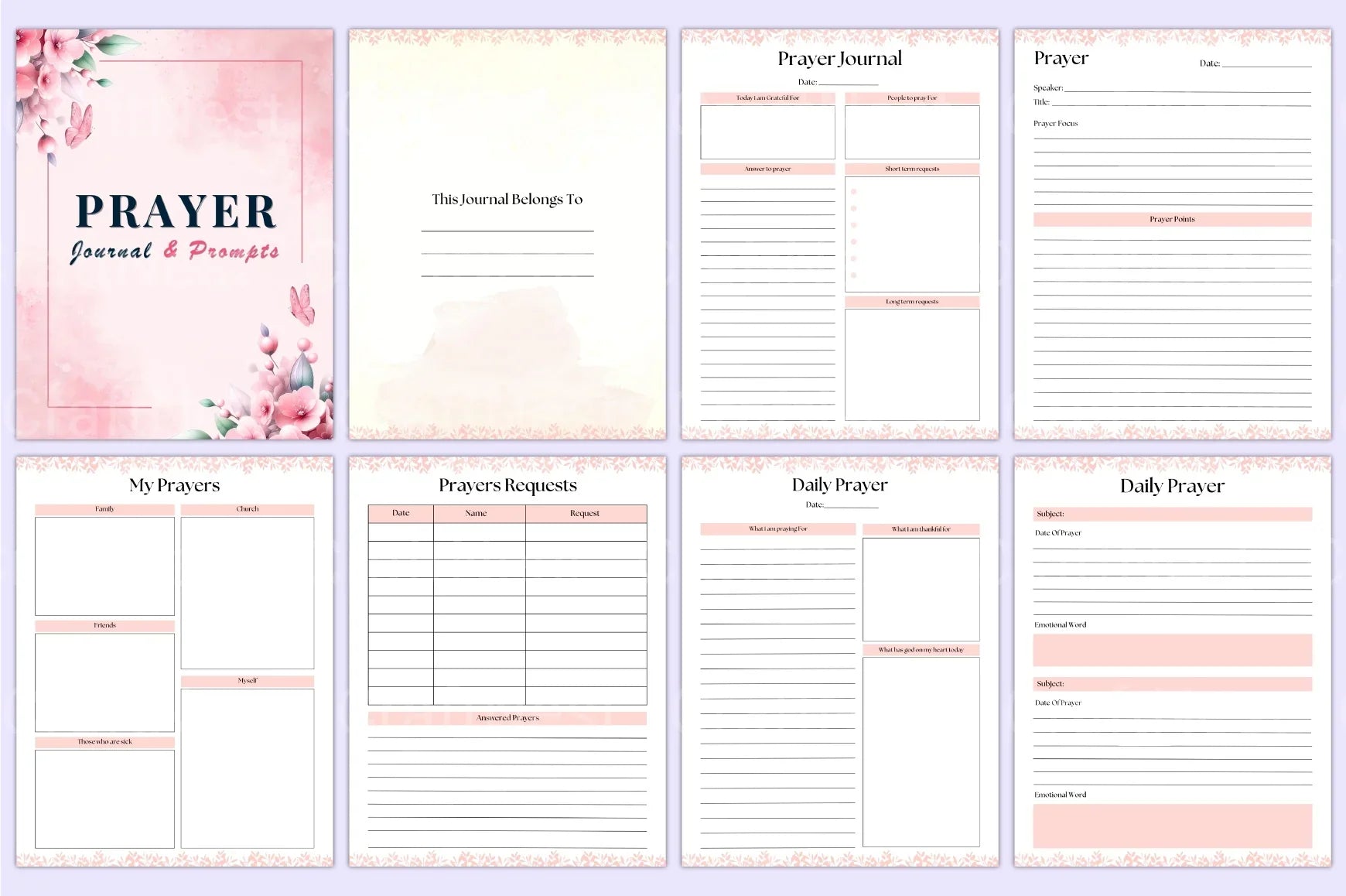 Prayer Prompts for Spiritual Growth - CraftNest - Digital Crafting and Art