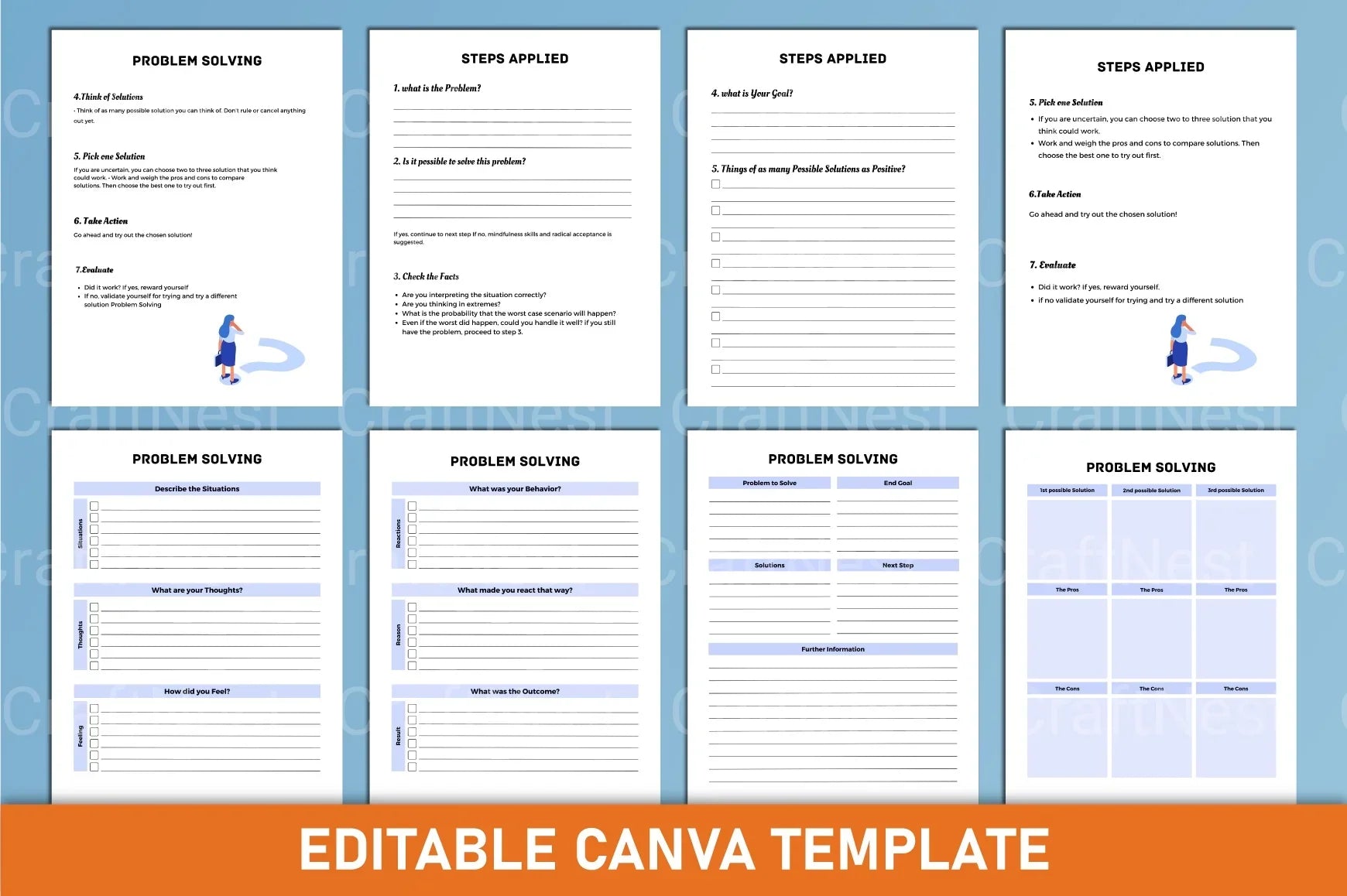 Effective Problem Solving Planner - CraftNest - Digital Crafting and Art