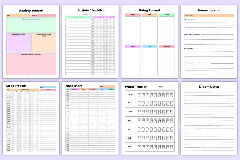 Anxiety Relief Wellness Guide - CraftNest - Digital Crafting and Art