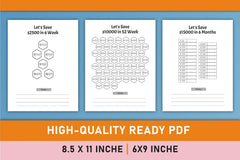 Money Saving Challenges Planner Bundle - CraftNest - Digital Crafting and Art