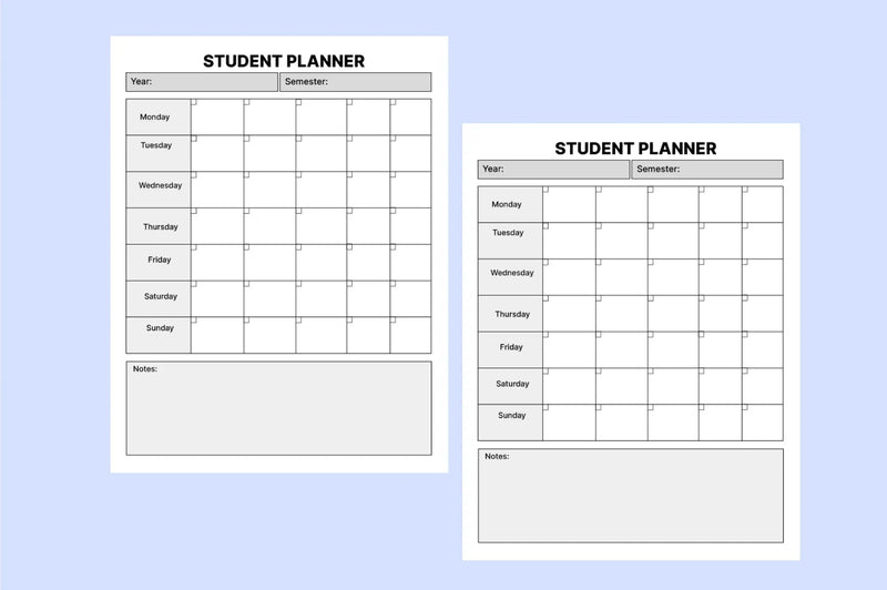 Student Planner  Bundle - CraftNest - Digital Crafting and Art