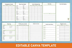Home Plant Care Planner Template - CraftNest - Digital Crafting and Art