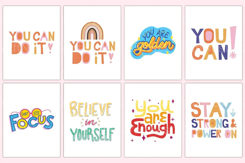 Kids Positive Affirmations Canva Template - CraftNest - Digital Crafting and Art