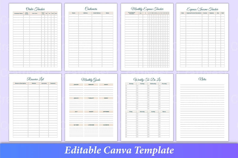 Crafter's Business Planner for Success - CraftNest - Digital Crafting and Art