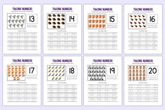 Kindergarten Numbers Workbook for Early Learning - CraftNest - Digital Crafting and Art