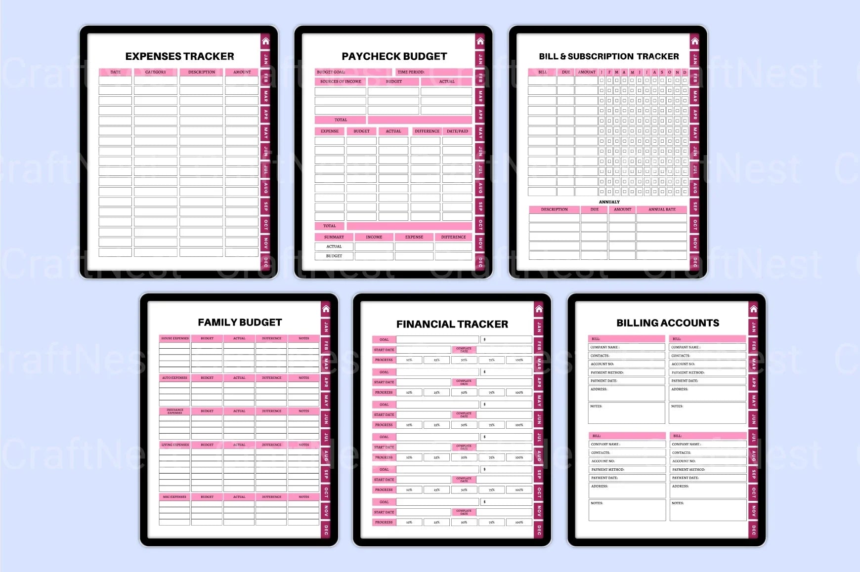 Budget Financial Solutions - CraftNest - Digital Crafting and Art