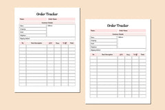 Order Tracker Planner  Bundle - CraftNest - Digital Crafting and Art