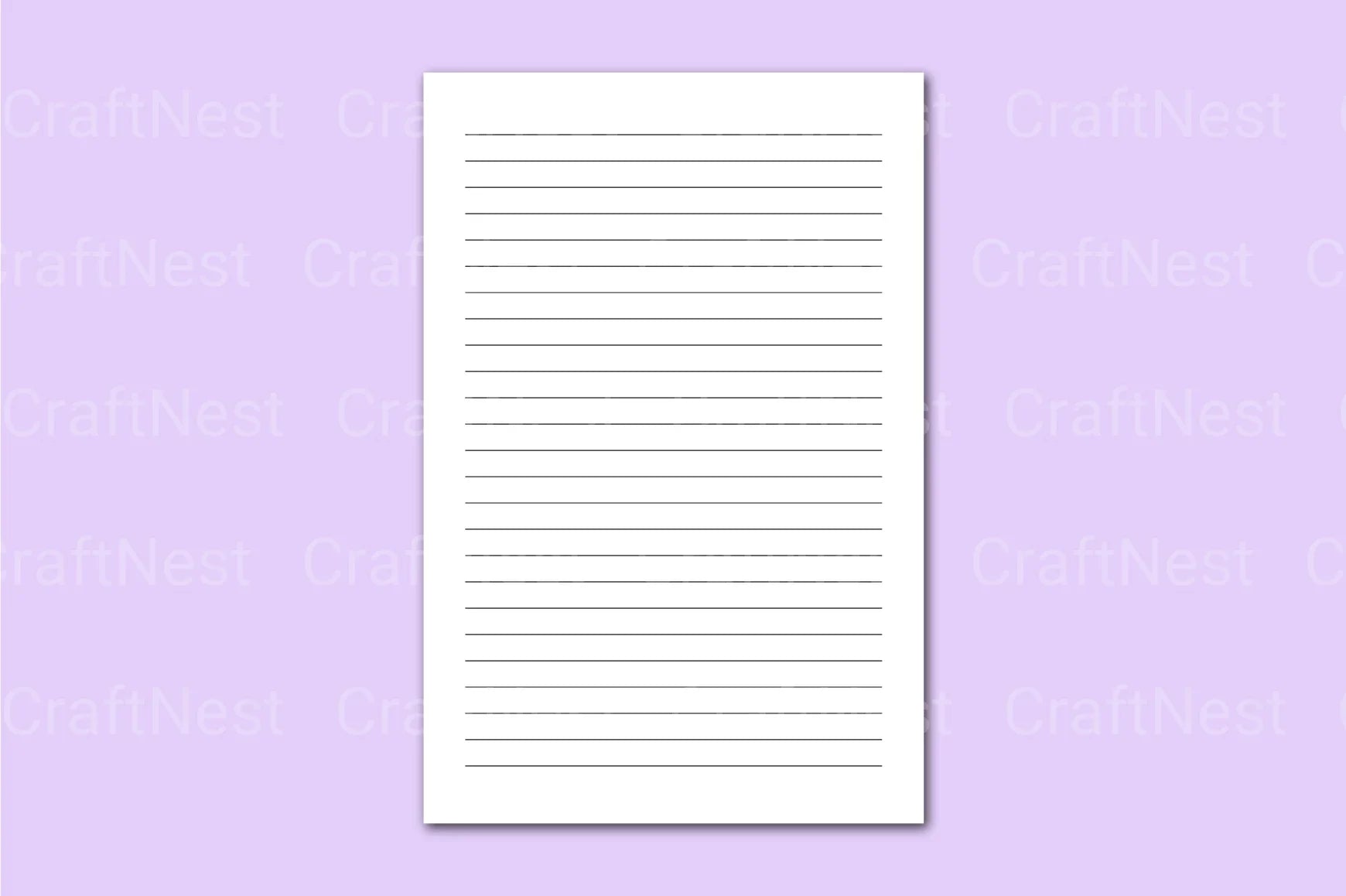 Lined 6x9 Notebook - CraftNest - Digital Crafting and Art